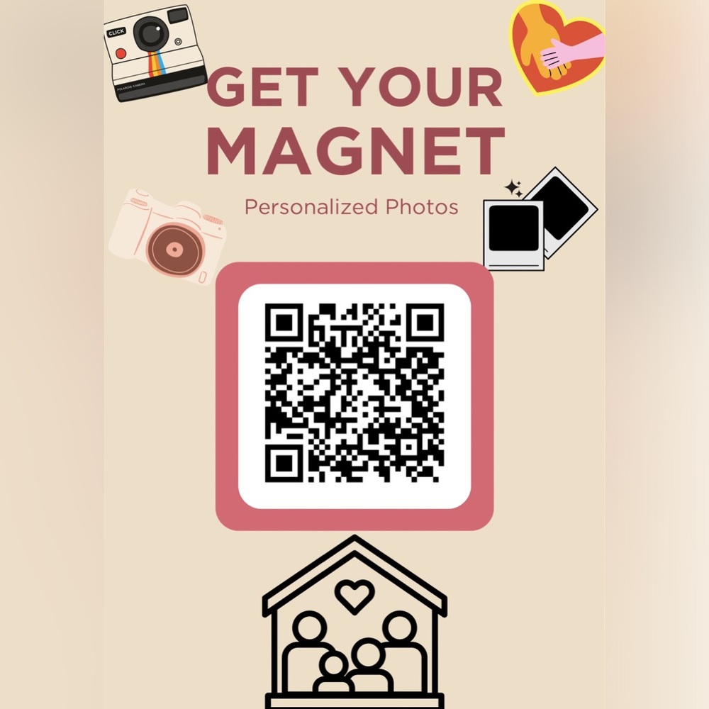 Personalized magnet 2.5 by2.5